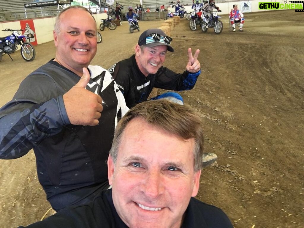 Wayne Rainey Instagram - A day at @americansupercamp with @chuckaksland and @carrutherssays and the rest of the #MotoAmerica crew.