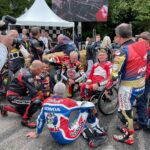 Wayne Rainey Instagram - Afternoon tea with @micksdoohan, @kschwantz34, @26_danipedrosa, @jm130tt, and Kenny Roberts. @fosgoodwood 🇬🇧