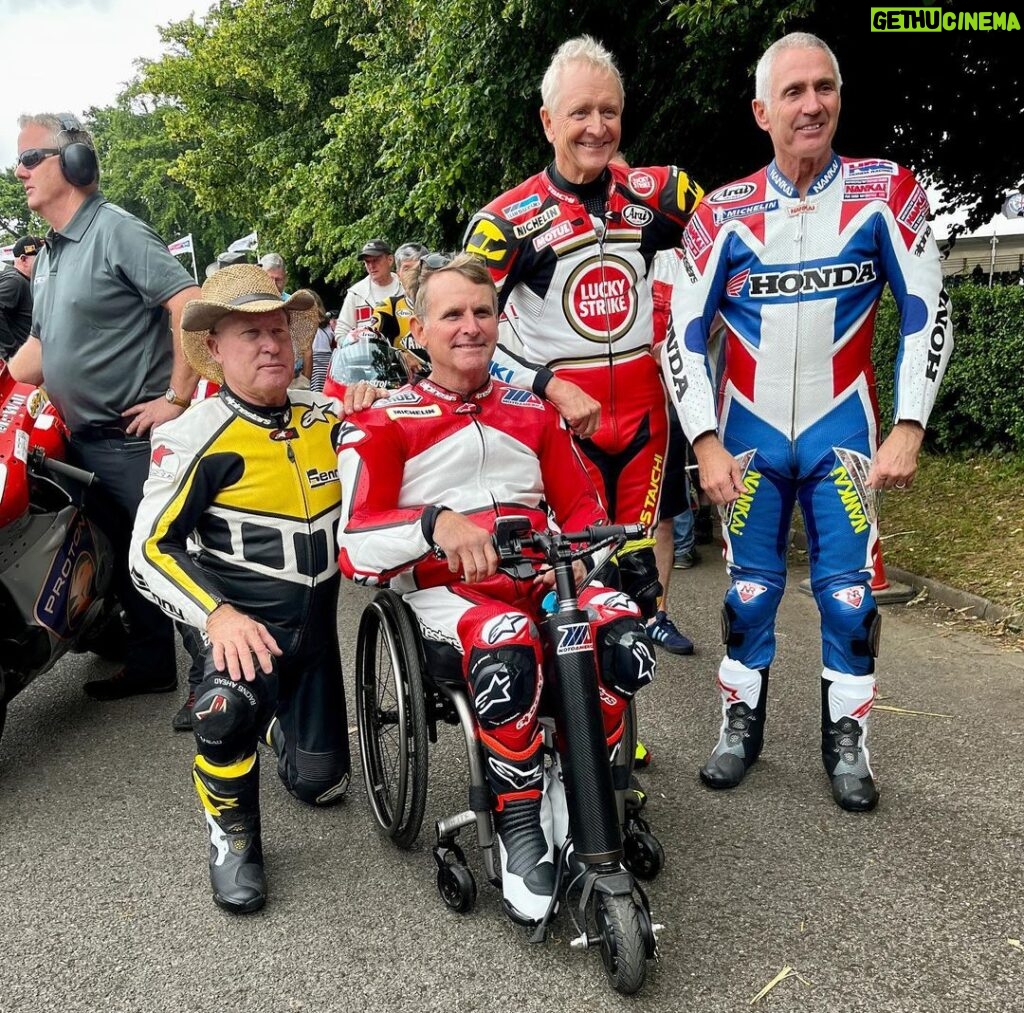Wayne Rainey Instagram - What a day! Thank you @kschwantz34, @micksdoohan, and Kenny Roberts for making this a weekend to remember. @fosgoodwood