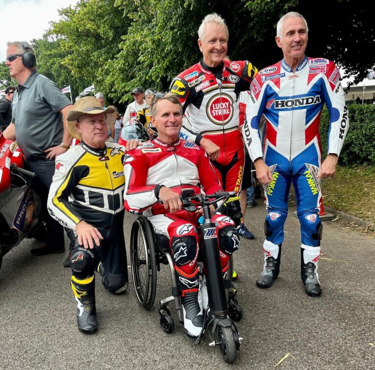 Wayne Rainey Instagram - What a day! Thank you @kschwantz34, @micksdoohan, and Kenny Roberts for making this a weekend to remember. @fosgoodwood