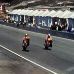 Wayne Rainey Instagram - On the pipe with #eddielawson #motoamerica #motogp #lagunaseca #1990