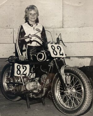 Wayne Rainey Instagram - Original photo from 1971 of the AMA Heritage award winner.