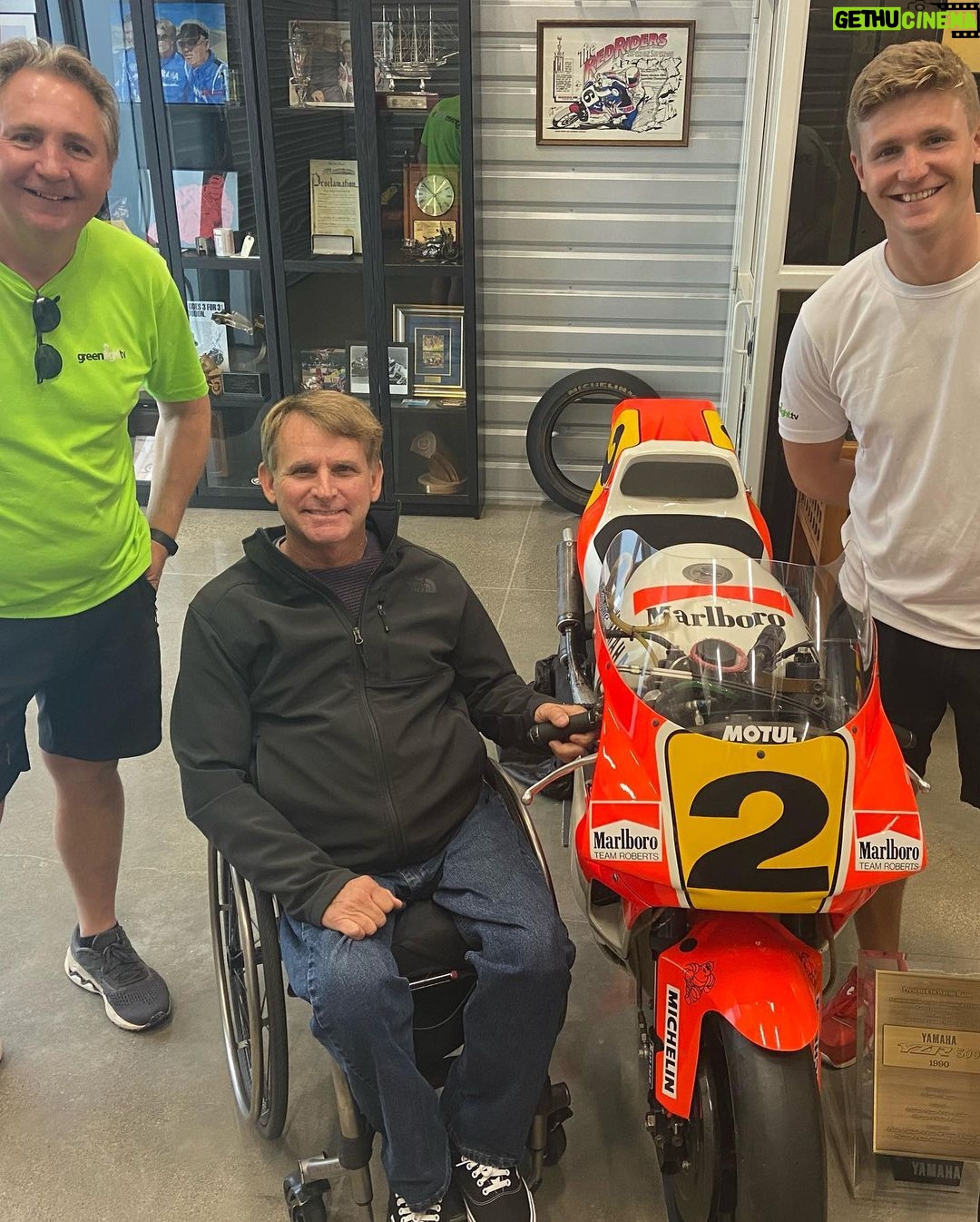 Wayne Rainey - 2.6K Likes - Having fun with friends @velocityinvitational @weathertechraceway @gordonmccall75 @petersenmuseum @missionfoodsus @peter.brock.designs @molly.mccall.art #robhurdman #greenlighttv