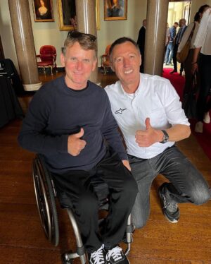 Wayne Rainey Instagram - Once in a lifetime experience @fosgoodwood 
This would not have happened without a village of people. Thank you to my family, friends, sponsors and to all the fans. 
@motoamerica @yamaharacingcomofficial @jfarle98 @medallia_inc @alpinestars @saddlemen @shoeihelmetsusa @ohvale_official @kschwantz34 @micksdoohan Kenny Roberts @padgettsracing @michelinmotorsport