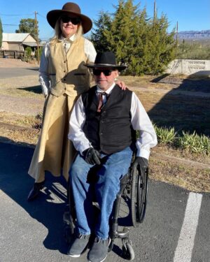Wayne Rainey Instagram - Tombstone Trail Ride with friends 2021 @bshobert67 @chuckaksland #kennyroberts