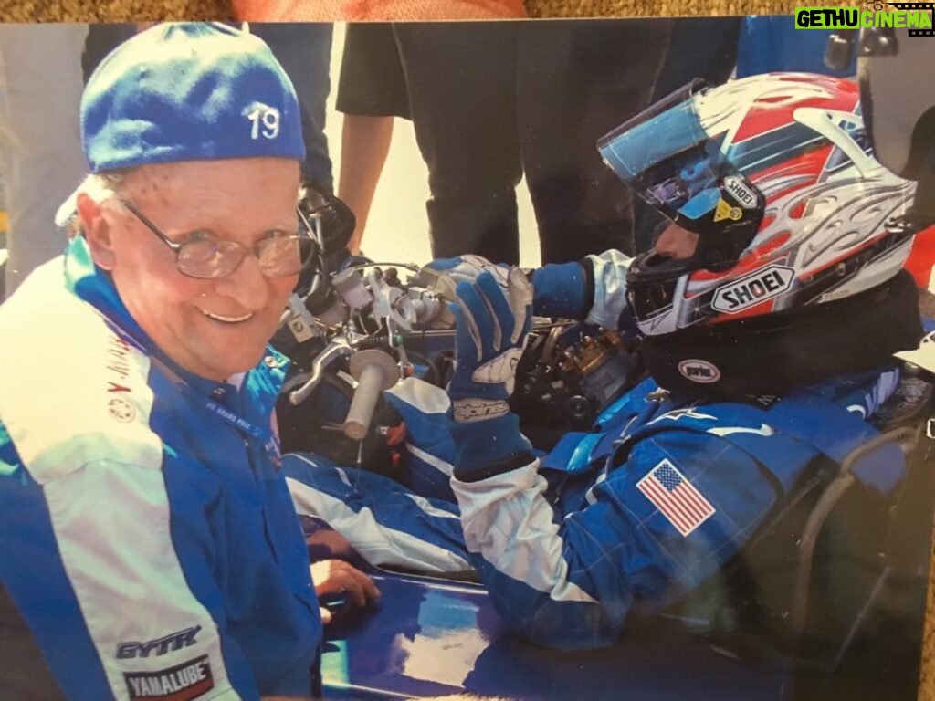 Wayne Rainey Instagram - I think about my dad often. Today he would have been 78 years old.