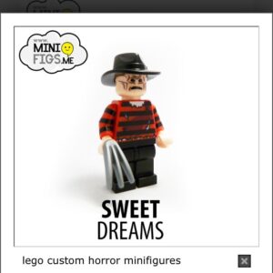 Wes Craven Instagram - And Freddy too! 
http://minifigs.me/product-category/our-minifigs/film-and-tv/horror-films/
