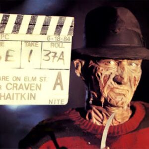 Wes Craven Instagram - #30YearsofNightmare
The movie almost folded before production had even begun. Initially, Smart Egg productions were supposed to put $1 million into the movie, but they dropped out several days before filming began, and producer Robert Shaye had to try to raise money elsewhere. Two weeks into shooting, the production had no money left to pay the crew, so line producer John H. Burrows used his credit card. Eventually, Shaye brokered a deal with a European company called Media Home Entertainment and subsequently persuaded Smart Egg to put up the final $200,000 needed to complete the film. New Line Cinema was saved from bankruptcy by the success of the film, and was jokingly nicknamed "the house that Freddy built."
