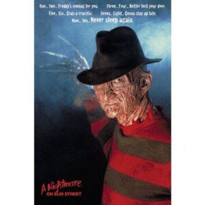 Wes Craven Instagram - #30YearsofNightmare 
Celebrating the 30th Anniversary of A Nightmare on Elm Street all month. I'll be posting fun facts about the film daily. 
INSPIRED BY ACTUAL EVENTS
I read an article in the LA Times of a teenage boy who was suffering from horrible nightmares and began fighting sleep by any means possible. The boy’s parents, concerned for his well being, got him sleeping pills.

Finally getting him to sleep, they took him up to his room only to hear him moments later thrashing, screaming, and eventually dying. The parents found a coffee maker as well as all the sleeping pills hidden in the room. I thought it would be interesting if there was something or someone in the dreams that actually killed him, thus Freddy was born.