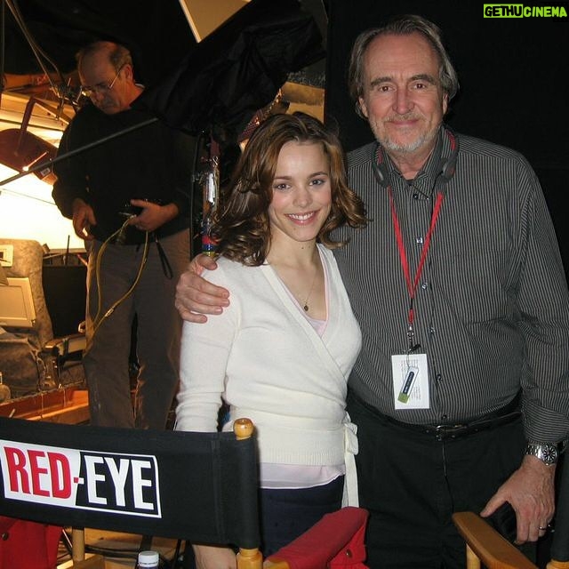 Wes Craven Instagram - #tbt to shooting RED EYE with the talented Rachel McAdams almost a decade ago. #throwbackthursday
