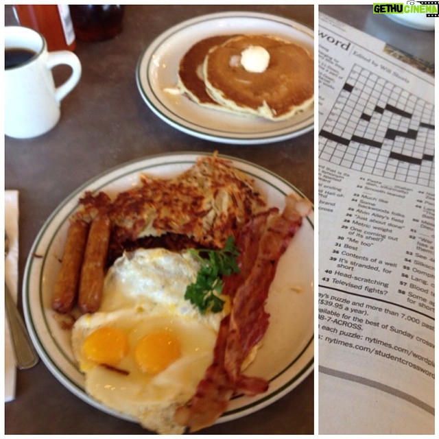 Wes Craven Instagram - Breakfast at Norm's Diner - West Hollywood, CA