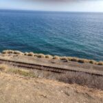 Wes Craven Instagram - Rail line along the Pacific. The train from LA to SF uses these.
