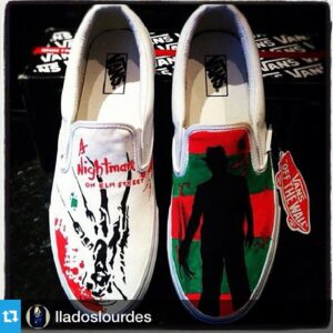 Wes Craven Instagram - #Repost from @lladoslourdes with @repostapp 👏 👏 👏 @vans #vans #anightmareonelmstreet #FreddyKrueger