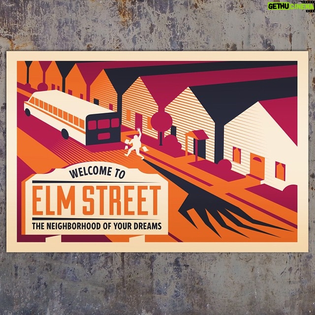 Wes Craven Instagram - Cool print by Ryan Brinkerhoff I stumbled across. http://nineteeneightyeight.com/products/ryan-brinkerhoff-welcome-to-elm-street-fine-art-print?variant=2363508737