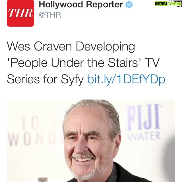 Wes Craven Instagram - Some exciting news about what I'm working on in the press today. Check my twitter @wescraven for all the links.