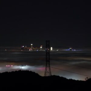 Wes Craven Instagram - Inversion layer last night, Hollywood. (1 of 2)