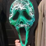 Wes Craven Instagram – Sneak peek of new Ghost Face Mask! Fun World is introducing it tomorrow at the Halloween Show in NYC.
