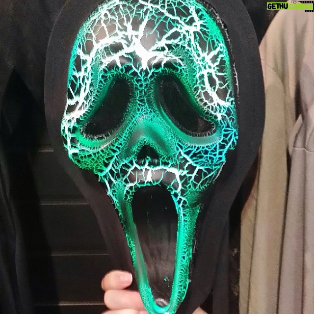 Wes Craven Instagram - Sneak peek of new Ghost Face Mask! Fun World is introducing it tomorrow at the Halloween Show in NYC.