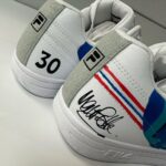 Will Buxton Instagram - Back in Zandvoort, Lawrence and Jolyon set a challenge for the F1TV crew to each design and paint a pair of sneakers for Austin, to be judged and then auctioned for charity. This is my (very F1 nerdy) effort, paying tribute to my favourite F1 livery of all time, the 1993 Ligier JS39 “Art car” designed by Hugo Pratt. It ran for the first time on this weekend exactly 30 years ago with Martin Brundle at the wheel and MB has signed both shoes, which reference the Japanese and Australian GPs at which the livery was used, under his helmet stripes which he very graciously allowed me to use. Will be going up for auction later this week with all proceeds going to @grandprixtrust of which Martin is Chairman. Thanks MB. Big love ❤️ @martinbrundlef1 @lawrobarretto @jolyon_palmer