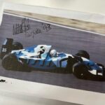 Will Buxton Instagram - Back in Zandvoort, Lawrence and Jolyon set a challenge for the F1TV crew to each design and paint a pair of sneakers for Austin, to be judged and then auctioned for charity. This is my (very F1 nerdy) effort, paying tribute to my favourite F1 livery of all time, the 1993 Ligier JS39 “Art car” designed by Hugo Pratt. It ran for the first time on this weekend exactly 30 years ago with Martin Brundle at the wheel and MB has signed both shoes, which reference the Japanese and Australian GPs at which the livery was used, under his helmet stripes which he very graciously allowed me to use. Will be going up for auction later this week with all proceeds going to @grandprixtrust of which Martin is Chairman. Thanks MB. Big love ❤️ @martinbrundlef1 @lawrobarretto @jolyon_palmer
