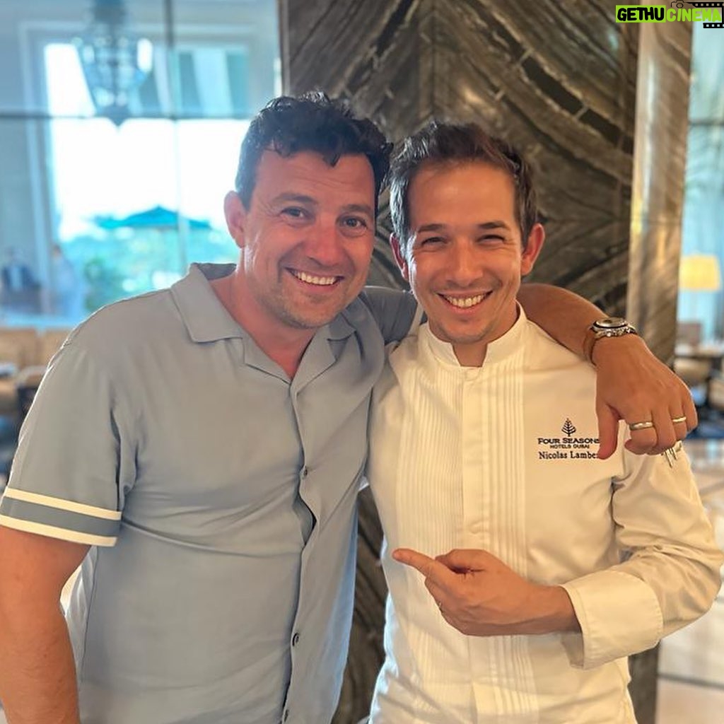 Will Buxton - 3.2K Likes - An absolutely wonderful afternoon at the Four Seasons Resort here in Dubai, courtesy of award winning, world renowned pastry chef extraordinaire @nicolas_lambert, in which we had the absolute treat of trying some of his finest and most delicious creations.
A magical time and an unforgettable gastronomic delight.
I am now 85% cake
Thank you my friend. And see you soon x