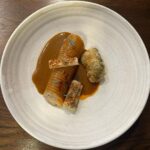 Will Buxton Instagram - Finally redeemed last year’s birthday gift a week before this year’s birthday. A fabulous fish feast at the utterly wonderful @cornerstonehackney by @cheftombrown. Delicious and divine. 1: Red Mullet crudo ~ blood orange ~ rapeseed oil 2: Raw Oyster ~ Chipotle Trout XO ~ Lime 3: Curried Crab Bun ~ Kohlrabi Pickle ~ Pear Hoisin 4: Hake Kyiv ~ Wild Mushroom Butter ~ Tarragon Emulsion 5: Stuffed Ray Wing ~ Oyster ~ Salsify ~ Langoustine Sauce 6: Chocolate Delice ~ Winter Citrus ~Malt Ice Cream