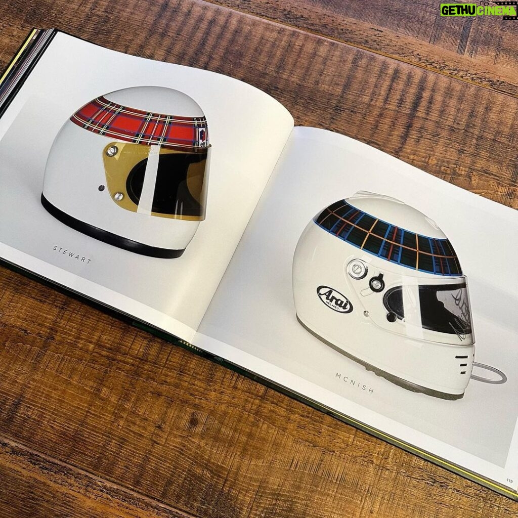 Will Buxton Instagram - Gorgeous book added to my collection from Lionel Lucas and the good folks at @redrunner_editions. A sumptuous look back over the history of F1 helmet design and paintwork. Beautifully shot, stylishly put together with thought and class and a great read, too. A really very lovely coffee table book, and with dual language a good excuse for me to practice my Francais. Merci Lionel #gifted #helmets #f1helmets #f1history #books #coffeetablebooks
