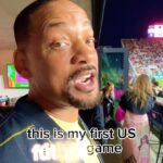 Will Smith Instagram - Just tryna soak in greatness!! Qué noche, @leomessi @davidbeckham @robitaylor94. 📹 @jas Miami, Florida