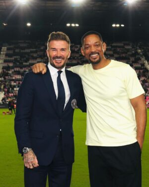 Will Smith Instagram - This was CRAZY!! Big congrats on the W @leomessi 🇦🇷🇦🇷🇦🇷. ‘Preciate you @davidbeckham!