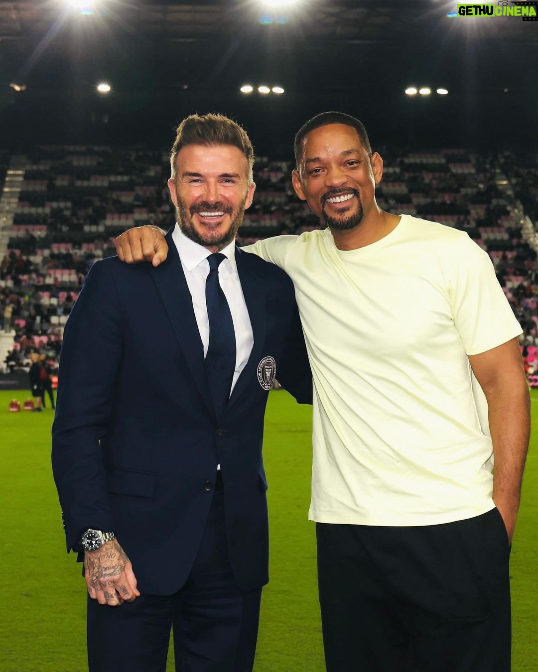Will Smith - 2.7 Million Likes - This was CRAZY!! Big congrats on the W @leomessi 🇦🇷🇦🇷🇦🇷. ‘Preciate you @davidbeckham!