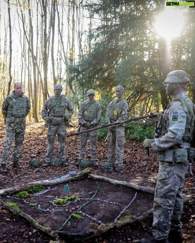 William, Prince of Wales Instagram - A memorable hands-on introduction to the Mercian Regiment as its Colonel-in-Chief. A real education ‘in the field’ and understanding the work of modern infantry in the @britisharmy Salisbury Plain