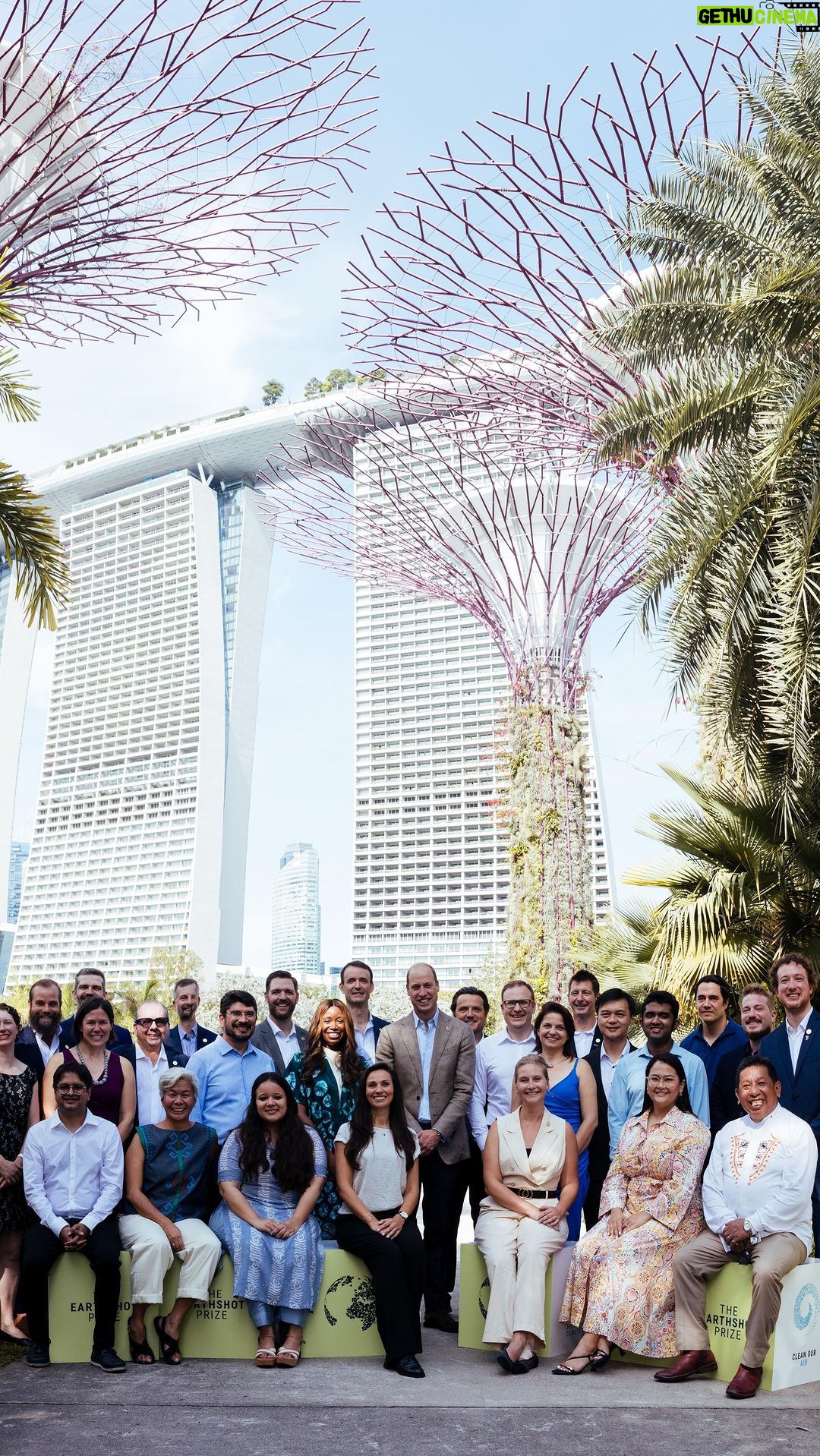 William, Prince of Wales Instagram - The countdown to tonight’s #EarthshotSingapore2023 is on! Fantastic to see our brilliant 2023 @earthshotprize Finalists. Find out in just a few hours who this year’s winners will be... They are ground-breaking, they are inspirational and they are changing the world already. 💪