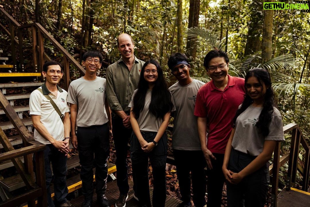 William, Prince of Wales Instagram - A pleasure to explore Singapore’s incredible TreeTop Walk with Deputy Prime Minister Lawrence Wong. What a fantastic place that takes you right to the heart of the rainforest, being cared for and protected by a brilliant team doing so much to restore our planet. Not only a beautiful spot, it also plays an important role in forest canopy research, giving researchers access they otherwise wouldn’t be able to reach.