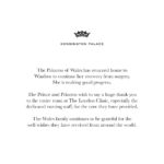 William, Prince of Wales Instagram - A statement from Kensington Palace