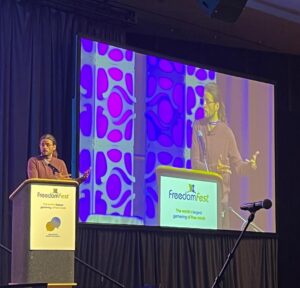 Winston Marshall Instagram - Great to speak about censorship at FreedomFest in Memphis TN