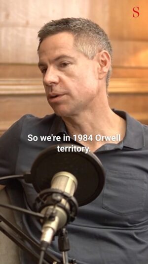 Winston Marshall Instagram - ‘We’re in 1984 Orwell territory.’ Michael Shellenberger on censorship during Covid and ‘malinformation’ 🎥 Watch the full discussion on our YouTube! #michaelshellenberger #politics #covid #freespeech