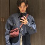 Winwin Instagram - Happy January💙 #ValentinoGaravaniAndPorter @MaisonValentino @pppiccioli