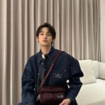 Winwin Instagram - Happy January💙 #ValentinoGaravaniAndPorter @MaisonValentino @pppiccioli