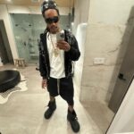 Wiz Khalifa Instagram – All in balenci i look like a bum