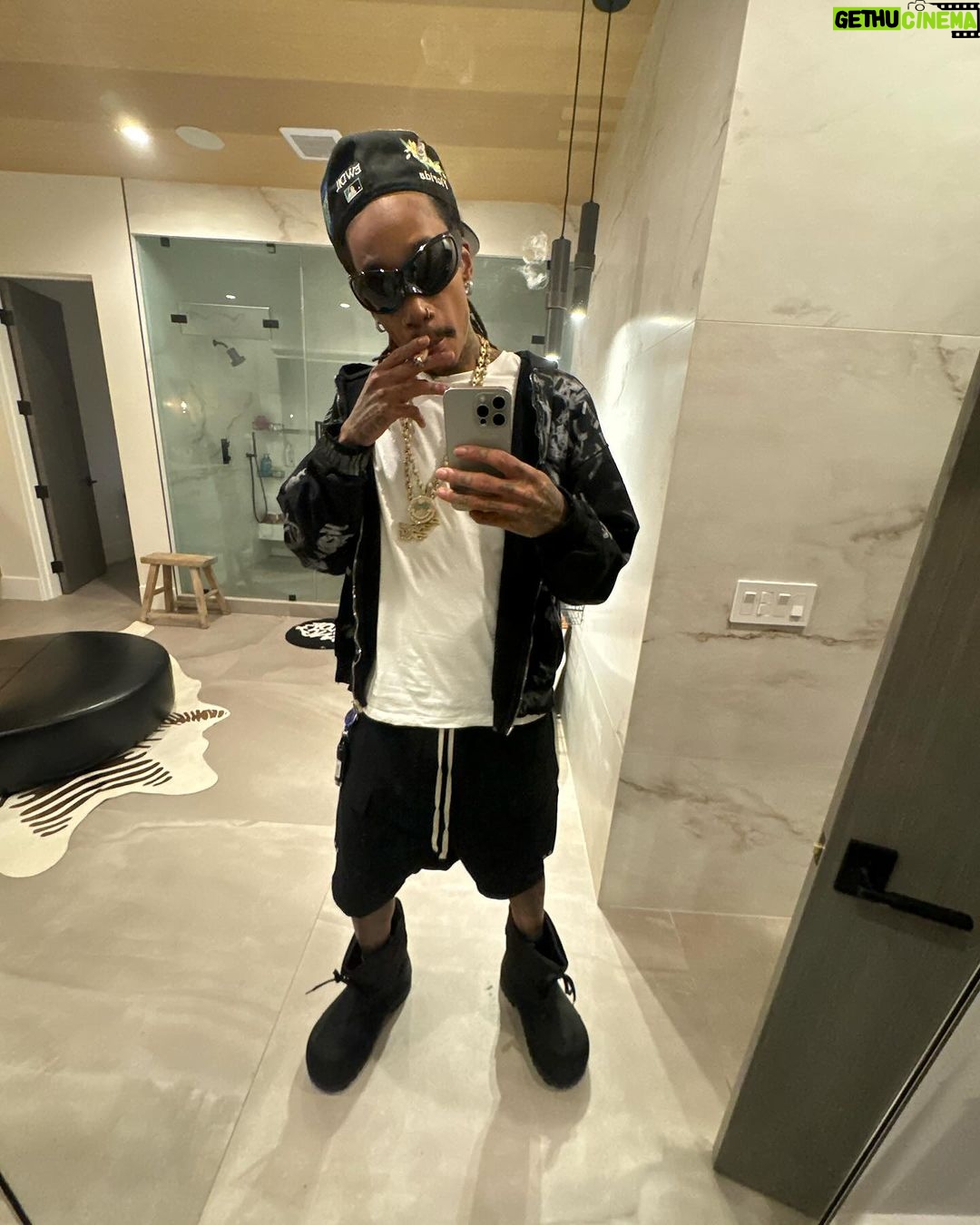Wiz Khalifa Instagram - All in balenci i look like a bum