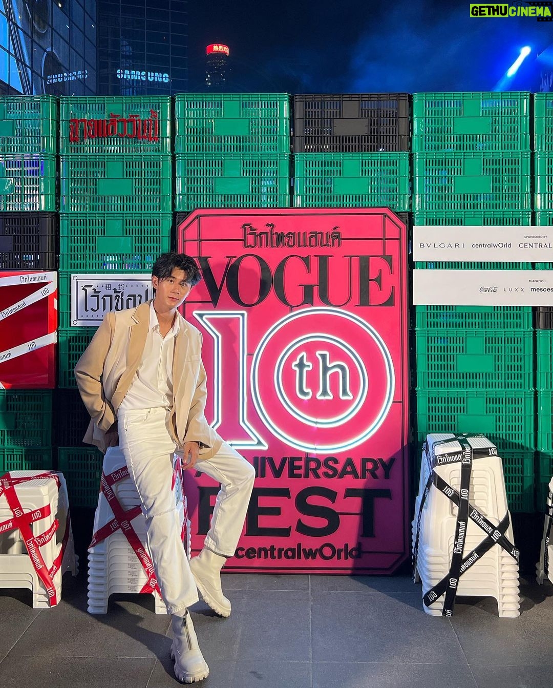 Worrachai Sirikongsuwan Instagram - VOGUE 10th ANNIVERSARY FEST @voguethailand #voguethailand #vogue CTW (เซ็นทรัลเวิร์ล)