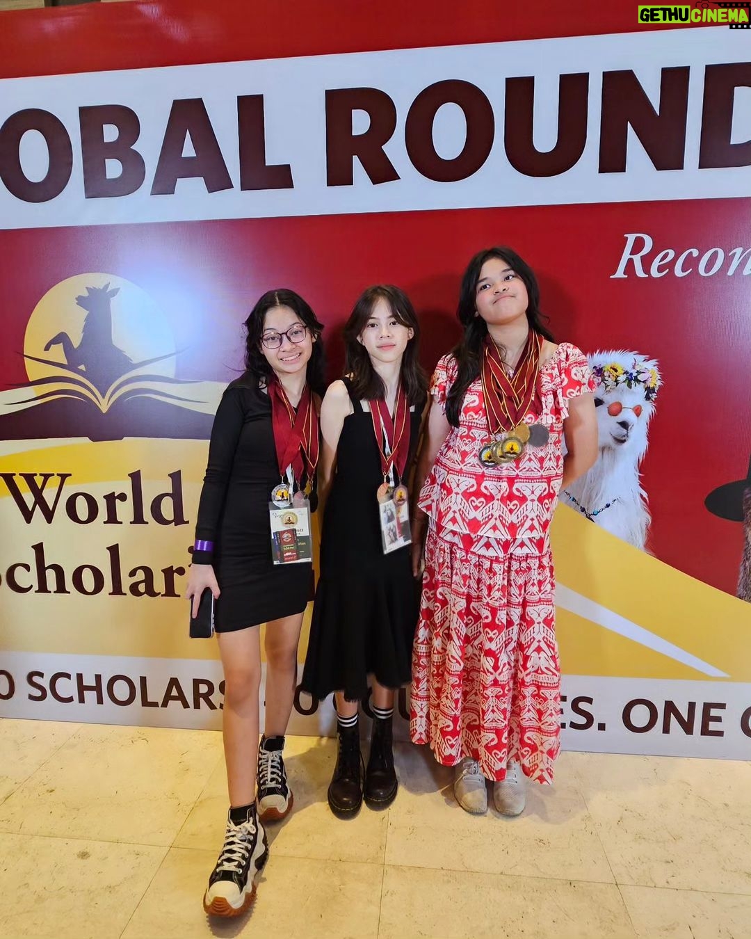 Wulan Guritno Instagram - Congratulations my love So proud of you my baby girl, 1 gold medal for scholar's challenge , 1 silver medal for debate . And qualified for the final round 'the tournaments of the Champions at YALE USA' Well done. Keep up the good work, Dream big , fly high ,reach for the stars 🚀⭐️ #worldscholarscup #globalround2023 Bangkok, Thailand