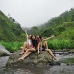 Wulan Guritno Instagram - Bentar yaa,.. mau keliling sawah naik Pedati trus nyemplung di sungai duluuu..... thank you @tegsaadventure yang udah aturin ini semua Gunung Merapi, Kaliurang, Jogja..