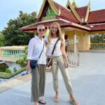 Xenia Seeberg Instagram - Glücklich zurück in Thailand mit meiner Mama und Phili. Heute besuchen wir den Golden Buddha. Happy to be back in Thailand with my Mom and Phili for a few weeks … Do you think we look much alike? #kohsamui #thailand #familytime #familyfirst #familygoals #motheranddaughter #bestager #bestagermodel #50plusandfabulous #70plusandfabulous BIG Buddha Temple at Koh Samui