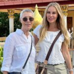 Xenia Seeberg Instagram - Glücklich zurück in Thailand mit meiner Mama und Phili. Heute besuchen wir den Golden Buddha. Happy to be back in Thailand with my Mom and Phili for a few weeks … Do you think we look much alike? #kohsamui #thailand #familytime #familyfirst #familygoals #motheranddaughter #bestager #bestagermodel #50plusandfabulous #70plusandfabulous BIG Buddha Temple at Koh Samui