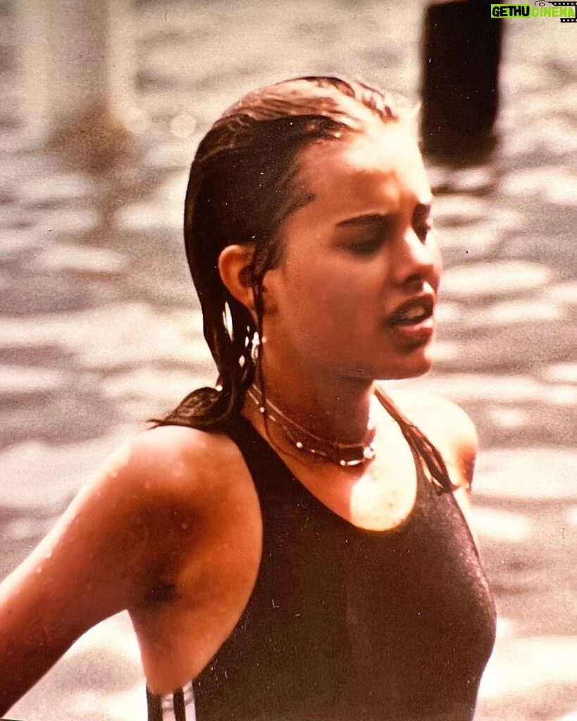 Xenia Seeberg Instagram - Little me! At the age of 14 in Italy at Lago Maggiore. I guess the water was cold… And at age 12 in Begur, Northern Spain. I can’t believe this is more than 40 years ago. Do you recognize me? #tbt #throwbackthursday #littleme #childhoodmemories Lago Maggiore - Italia