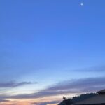 Xu Mengjie Instagram – 再一次看到 日出的月亮.
.✰•.🌙⁺˳ .• 🌄.。