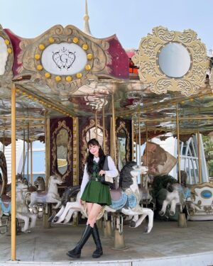 Xu Mengjie Instagram - 🎠🪴💚🌵🐰✨