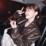 Xu Mengjie Instagram – 北京最近夜晚的风 很温柔🪐  窗外到处都是惊喜🎉  good night～🌃🌠(つω｀)～