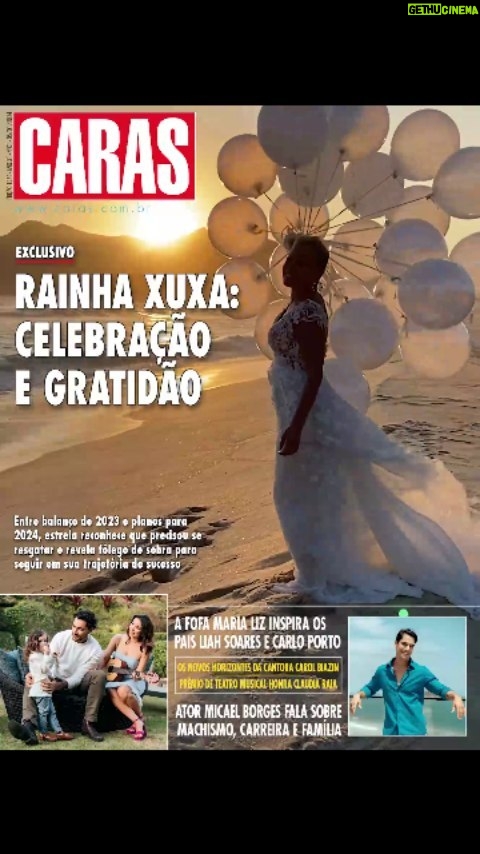 Xuxa Instagram - CAPA EM MOVIMENTO | Xuxa Meneghel abre as portas para 2024 com muitas novidades na carreira artística – dentro e fora das telinhas. Estampando a capa mais recente da Caras, já disponível nas bancas, ela detalha o novo ano com exclusividade para a publicação. #revista #capadacaras #caras #celebridades #xuxameneghel #xuxa